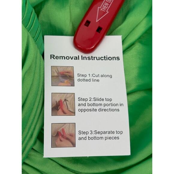 Mac Duggal One Shoulder High Low Taffeta A-Line Ruffled Hem Dress – Size 2 - Picture 7 of 10